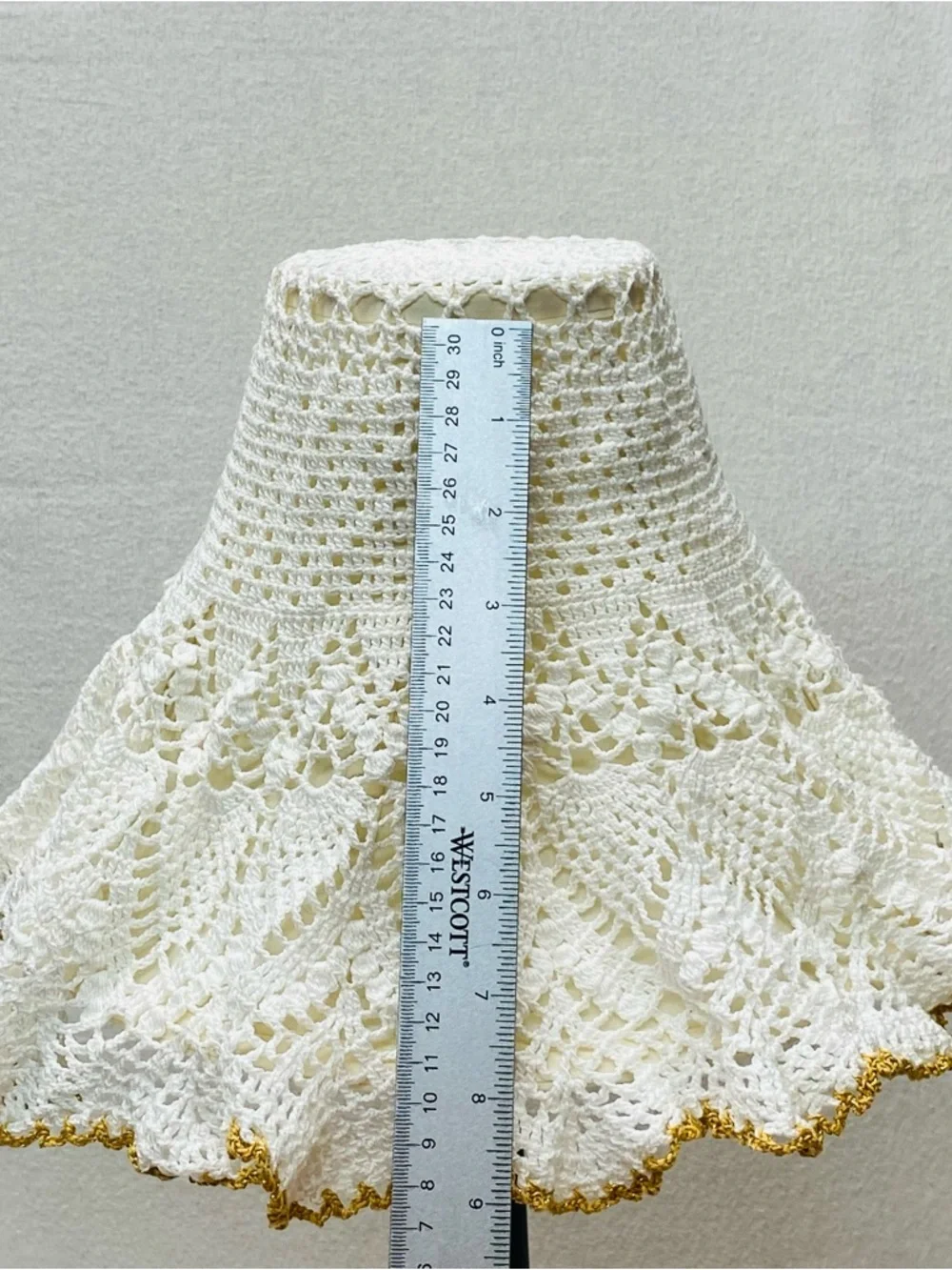 Handcrafted hand crocheted
